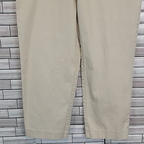 Crazy Horse high rise slim ankle pant in ivory Size 14P - Picture 3 of 11